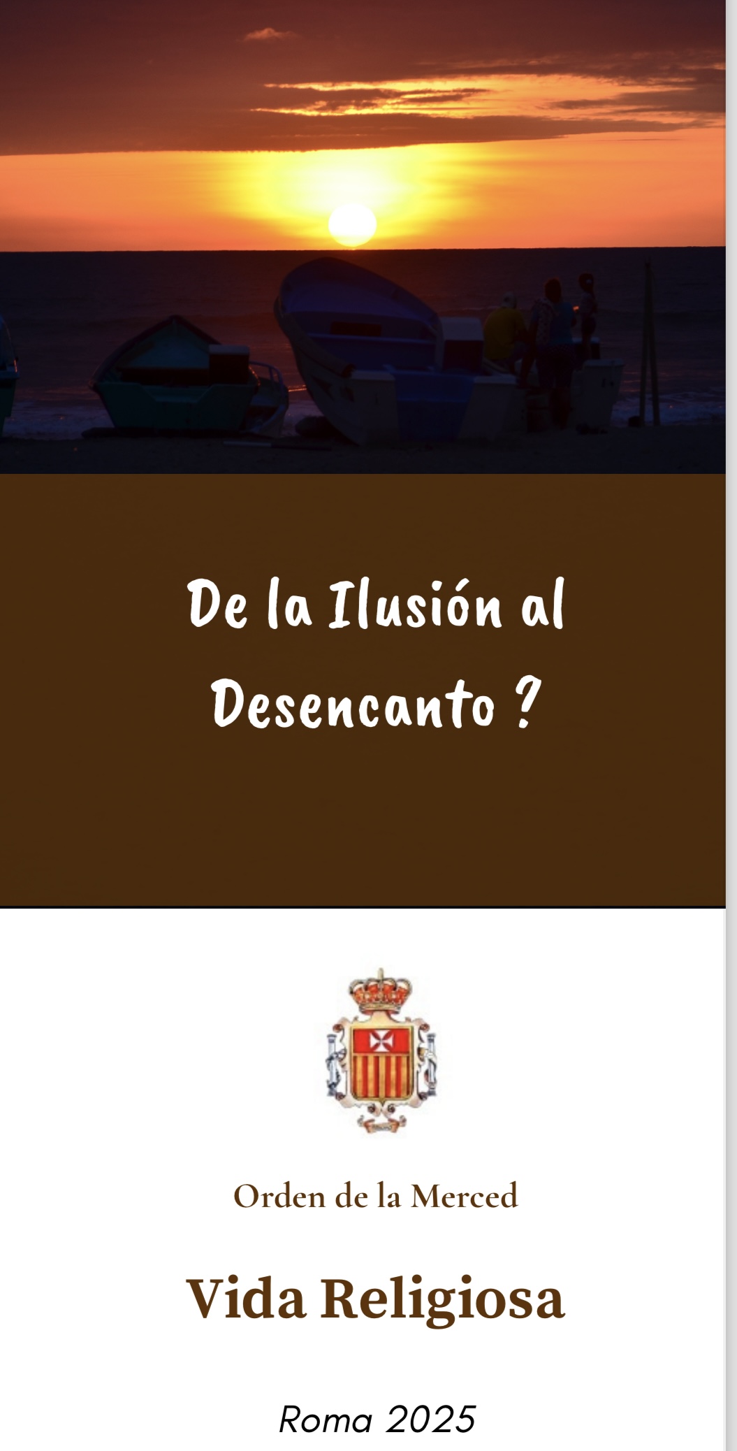 CURSO DE FORMACIÓN PERMANENTE - DE LA ILUSIÓN AL DESENCANTO?